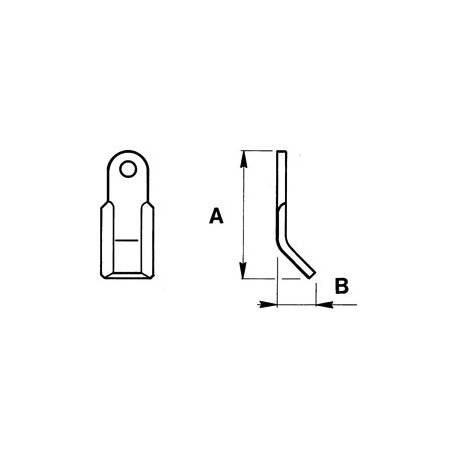 Cutit tocator Berti - resturi vegetale - pasune - maracini