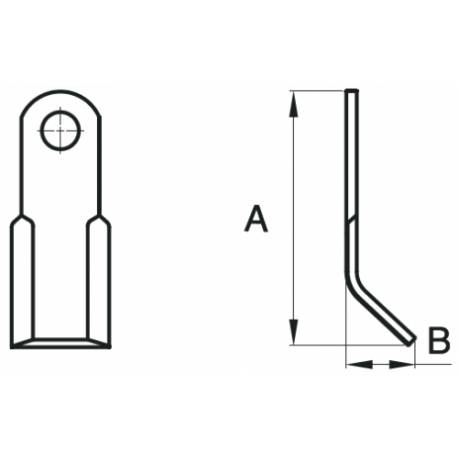 Cutit - tocator Berti - resturi vegetale - pasune- maracini
