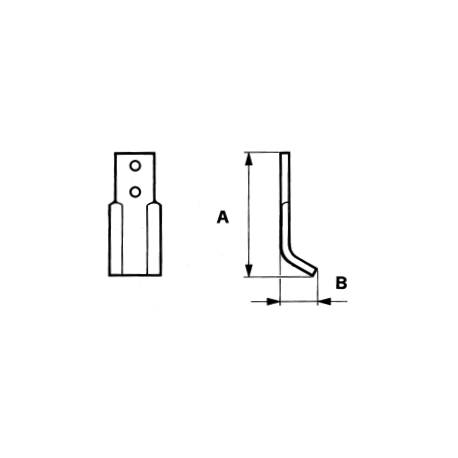 Cutit - tocator Bruni - resturi vegetale - pasune- maracini