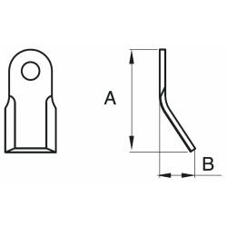 Cutit tocator Ferri - resturi vegetale - pasune - maracini