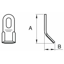 Cutit tocator Ferri - resturi vegetale - pasune - maracini