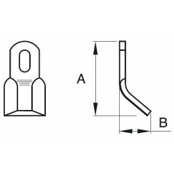 Cutit tocator Ferri - resturi vegetale - pasune - maracini
