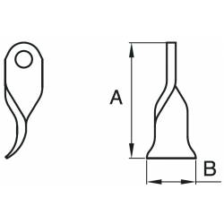 Cutit tocator Hymach - resturi vegetale - pasune - maracini