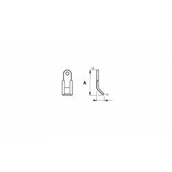 Cutit tocator resturi vegetale ROUSSEU -SMA 40X134 D.14.5 40X5 mm