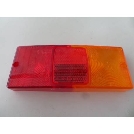 Sticla lampa rosu-portocaliu