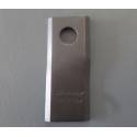 Cutit cositoare rotativa stanga 107x45x4 mm, D.18.25 mm