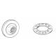 Disc frana tractor Fiat senile - Hurlimann - Landini - Massey Ferguson - New Holland senile - Same D.228x127x2.65 mm