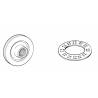 Disc frana tractor Fiat senile - Hurlimann - Landini - Massey Ferguson - New Holland senile - Same D.228x127x2.65 mm